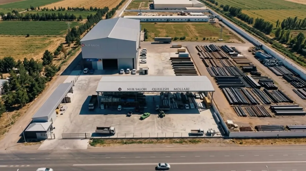 Nur Saloh qurilish materiallari: beton, taxta, metall va profnastil